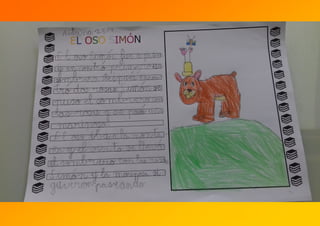 Día do LIBRO- El oso Simón-  Traballos 1º primaria
