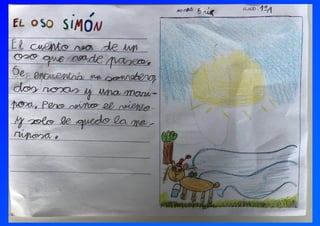 Día do LIBRO- El oso Simón-  Traballos 1º primaria