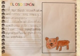 Día do LIBRO- El oso Simón-  Traballos 1º primaria