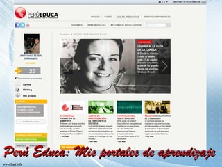 PPeerrúú EEdduuccaa:: MMiiss ppoorrttaalleess ddee aapprreennddiizzaajjee 
 