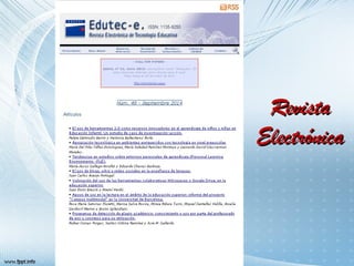 RReevviissttaa 
EElleeccttrróónniiccaa 
 