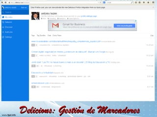 DDeelliicciioouuss:: GGeessttiióónn ddee MMaarrccaaddoorreess 
 