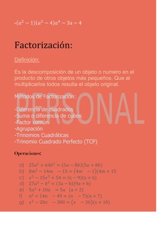Trabajo semestral de matemáticas =)