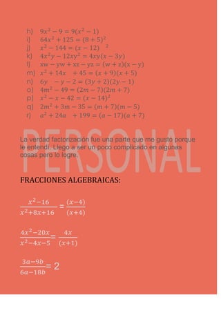 Trabajo semestral de matemáticas =)