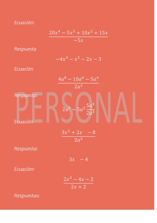 Trabajo semestral de matemáticas =)
