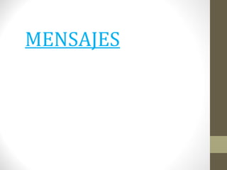MENSAJES 
 