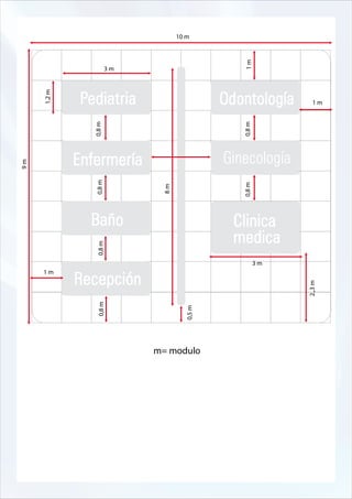 9m


                                                                     1,2 m




                              1m
             0,8 m                      0,8 m   0,8 m        0,8 m
                                                                             3m




                                                 8m
                                                                                  10 m




            0,5 m




m= modulo
                                                0,8 m        0,8 m           1m

                                   3m




                     2.,3 m
                                                                     1m
 