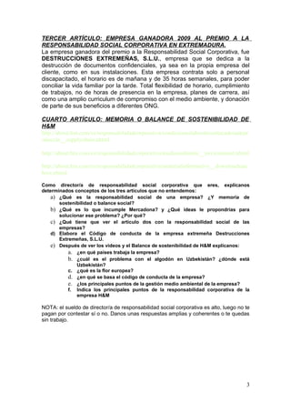 Trabajo sobre responsabilidad social