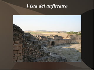Vista del anfiteatro
 