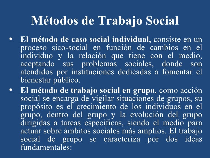 Trabajo social
