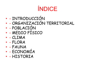 INTRODUCCIÓNCastilla y León es una comunidad autónoma española constituida en 1983 cuyo territorio se sitúa en la parte norte de la meseta de la península Ibérica y se corresponde mayoritariamente con la parte española de la cuenca del Duero. Está compuesta por las provincias de Ávila, Burgos, León, Palencia, Salamanca, Segovia, Soria, Valladolid y Zamora. Es la comunidad autónoma con mayor extensión de España y la tercera región más extensa de la Unión Europea.