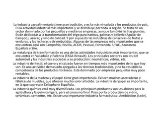 PRODUCTOS SECTOR SECUNDARIO