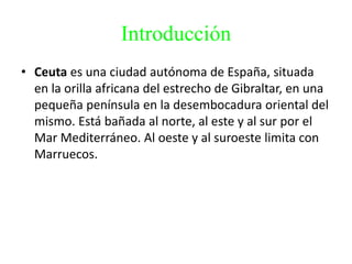 Situación de Ceuta