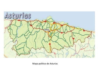 Localización de Asturias: