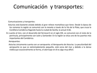 Mapa físico de Asturias.