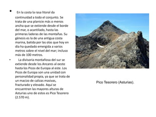 PescaAsturias es una de las regiones pesqueras con más tradición, pero con pocos recursos, por lo que debe pescar, sobre todo, en altura. La flota asturiana se especializa en las artes de palangre, arrastre y volanta. Los principales puertos pesqueros asturianos son los de Avilés, Gijón y Cudillero.Las principales especies pescadas son la merluza, el bonito, y en menor medida la sardina, el jurel, el bonito, la bacaladilla y la caballa. Son especies que se suelen consumir en fresco por lo que la industria conservera no está muy desarrollada. Además, las capturas se consumen mayoritariamente en la propia región.     La alternativa a la pesca es la acuicultura. En Asturias se trata de una actividad incipiente, pero muy prometedora. Se cultivan ostras, almejas, salmones, rodaballos, etc. Estos cultivos se están estableciendo, fundamentalmente, en las rías del Eo y Villaviciosa.