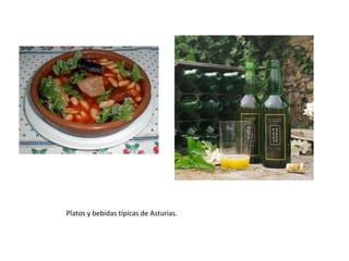 Clima:     El conjunto del Principado posee un clima lluvioso, ya que todo él recibe la influencia de los vientos dominantes del oeste que traen masas de aire húmedas, ya sean estas polares o tropicales. Pero además, el efecto barrera que ofrece la cordillera Cantábrica da a los valores del clima un fuerte gradiente entre el norte y el sur. Los centros de acción que definen el clima asturiano son el frente polar y el anticiclón de la  Azores. Asturias tiene un clima de temperaturas suaves, la media del mes más cálido no supera los 20 ºC, con una amplitud térmica reducida (entre 8 y 15 ºC). En verano no existen meses a aridez. Las medias de las temperaturas mínimas se dan en invierno. Existe un fuerte gradiente de norte a sur. Las temperaturas más cálidas de dan en la costa entre, Gijón y Villaviciosa, unos 19 ºC. El resto de litoral tiene unas temperaturas medias anuales en torno a los 13 ºC. A partir de aquí el descenso de la temperatura a causa de la altitud es rapidísima. En las cumbres más altas las temperaturas medias anuales están en torno a los 2 ºC, e incluso menos.. Esto implica que en las cumbres, buena parte de las precipitaciones sean en forma de nieve.      Las precipitaciones son abundantes, siempre por encima de los 800 mm. El máximo se alcanza en invierno y el mínimo en verano, aunque en la costa hay un máximo secundario en primavera. La zona menos lluviosa es la costa, desde Villaviciosa.