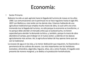 Mapa de las Islas Baleares.