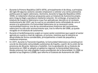 Comunidad Valenciana: