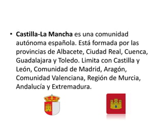 RelieveEl territorio de la Comunidad de Madrid es complejo, aunque puede ser resumido en dos conjuntos principales: la sierra y las llanuras del valle del Tajo. Se trata de una región con gran variedad ecológica. Las mayores elevaciones se encuentran en el Sistema Central: Peñalara —Sierra de Guadarrama— (2.430 m), Siete Picos (2.138 m) y Peña Cebollera—Sierra de Ayllón— (2.129 m). La Sierra Madrileña es un conjunto muy complejo que flanquea la región por el norte. Pertenece al Sistema Central. Su relieve es de estructura fallada.HidrografíaLa Comunidad de Madrid queda encuadrada dentro de la cuenca hidrográfica del Tajo, excepción hecha de contados enclaves de la Sierra de Guadarrama, donde nacen algunas corrientes fluviales que van a parar al Duero.