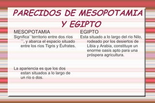 La gran longitud del río define dos zonas diferentes:el Alto Egipto y el Bajo Egipto