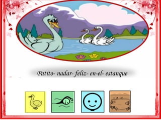 Patito- nadar- feliz- en-el- estanque 