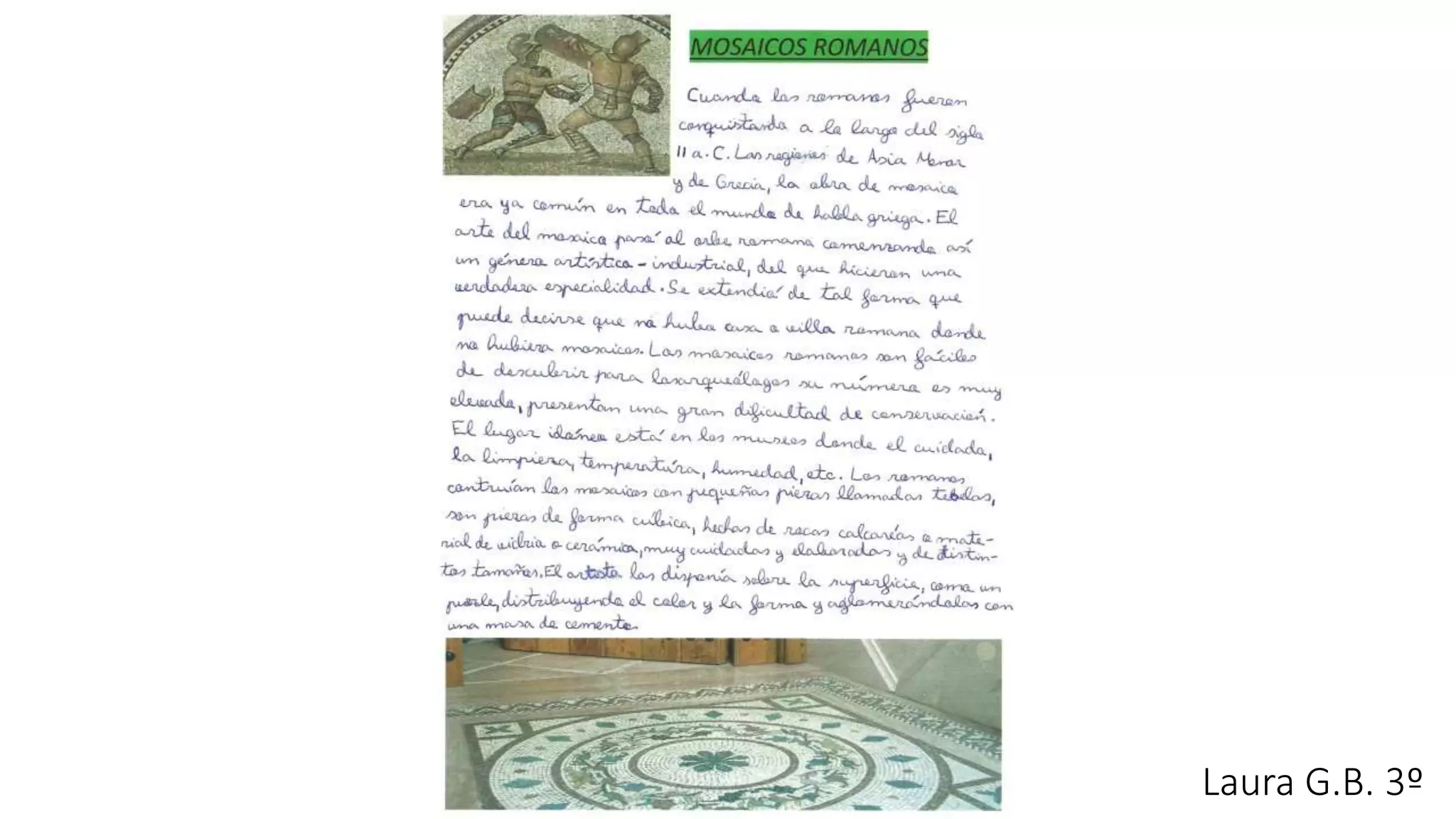 Laura G.B. 3º