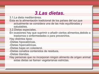 Son sustancias energéticas que se encuentran en los alimentos.