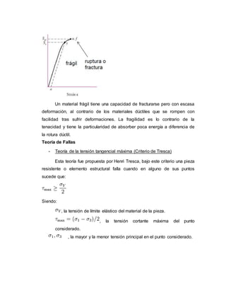 Falla Fragil Trabajo teoria de fallas | DOCX
