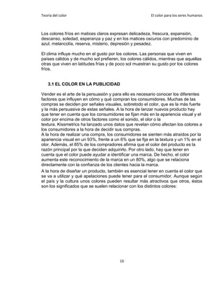 Trabajo teoria del color | PDF