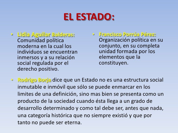 Teoria del Estado (Elementos del Estado) País Costa Rica
