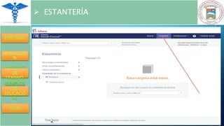 PORTADA.
INTRODUCCIÓ
N.
AMBIENTE
DE
TRABAJO.
EJEMPLOS
DE
APLICACIÓ
N.
SALIR.
 ESTANTERÍA
 