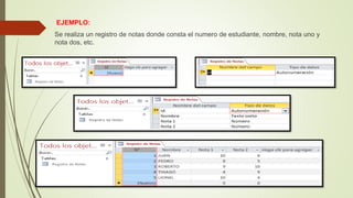 Tipo de variables de Microsoft Access | PPTX