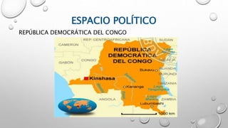 ESPACIO POLÍTICO
REPÚBLICA DEMOCRÁTICA DEL CONGO
 