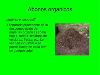 • Extractos húmicos 