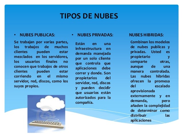Trabajo uni nubes teconologicas ´tic