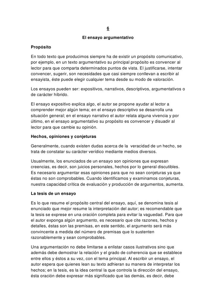 Ejemplo De Ensayo Argumentativo De Un Libro By Lindseytmxp Issuu