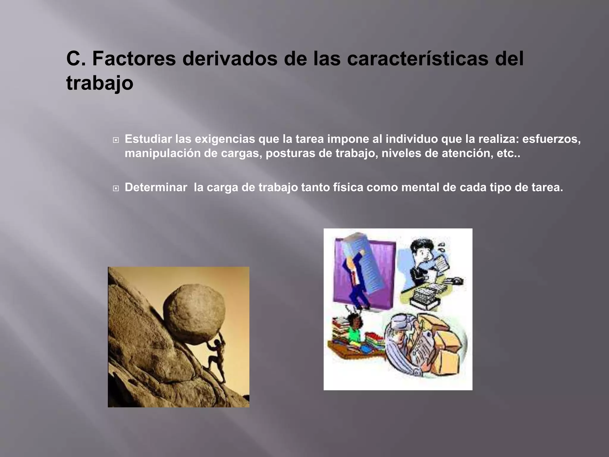Factores Reeve Trabajo y salud. factores de riesgo. | PPT