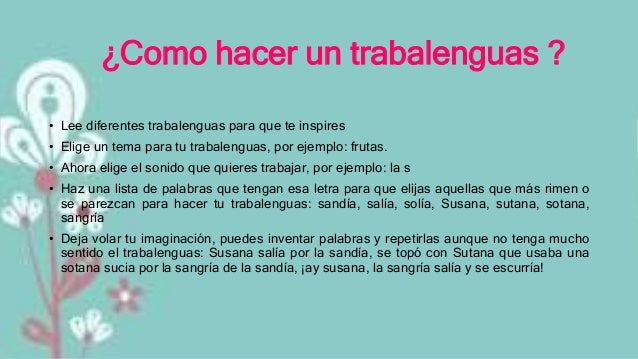Trabalenguas