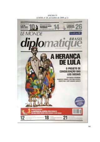 Trabalhadores, personagens em discursos de mensários sociopolíticos: Caros Amigos e Le Monde Diplomatique Brasil