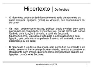 Trabalhando com Hipertexto