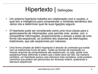 Trabalhando com Hipertexto