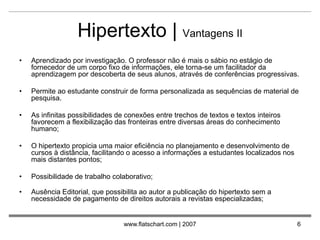 Trabalhando com Hipertexto