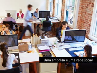 Uma empresa é uma rede social
 