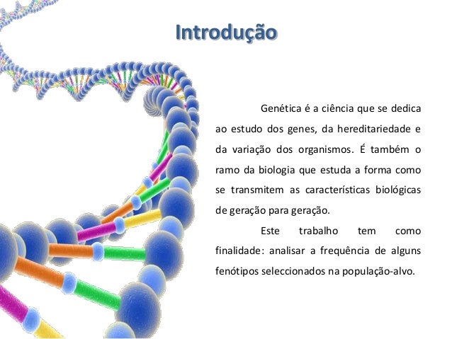 O que genetica estuda