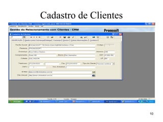 Cadastro de Clientes 