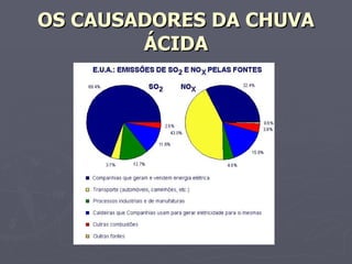 OS CAUSADORES DA CHUVA ÁCIDA 