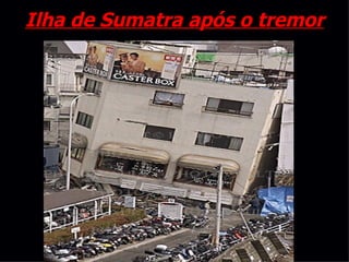 Ilha de Sumatra após o tremor 