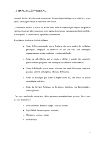 Trabalho De Sinalização