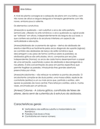 Utilização do arco de volta quebrada; 